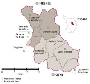 Chianti Classico communes