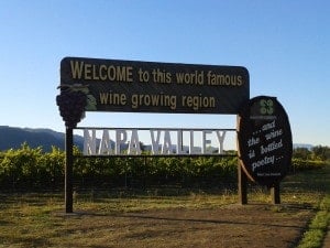 Napa Valley sign