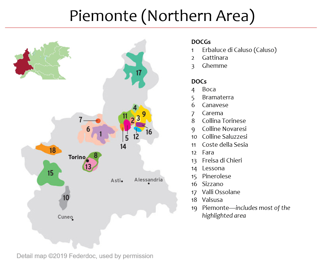 Všeobecné Libra Bakterie piedmont wine map Zelinář nádherný Pardon